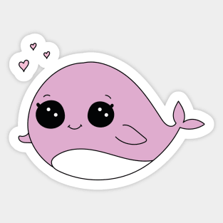 Cute Whale Kawaii Sticker